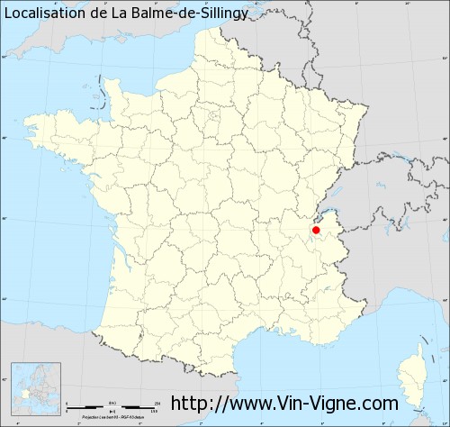 Carte de La Balme-de-Sillingy